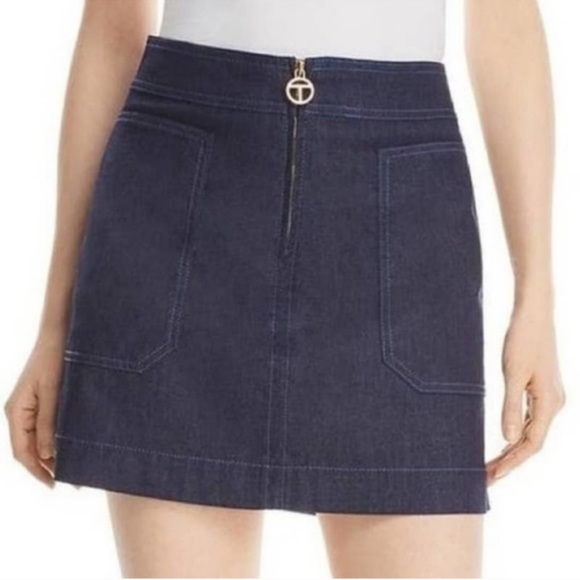 Tory Burch Dresses & Skirts - Tory Burch Elise Denim A-Line Mini Skirt